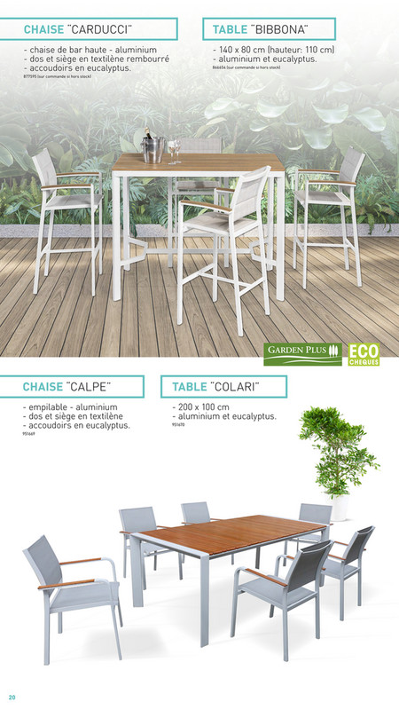 Catalogue Meubles De Jardin Valable Jusqu Au Inclus Page